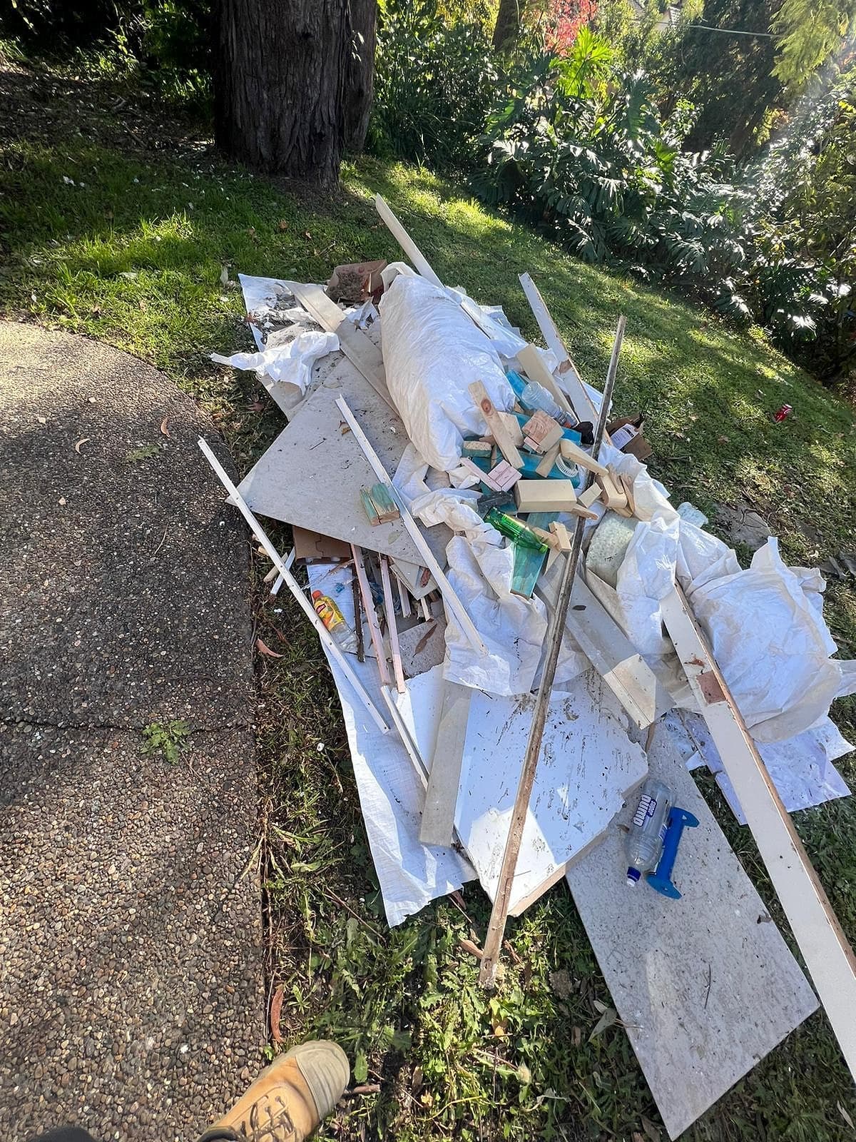 Backyard Waste — before