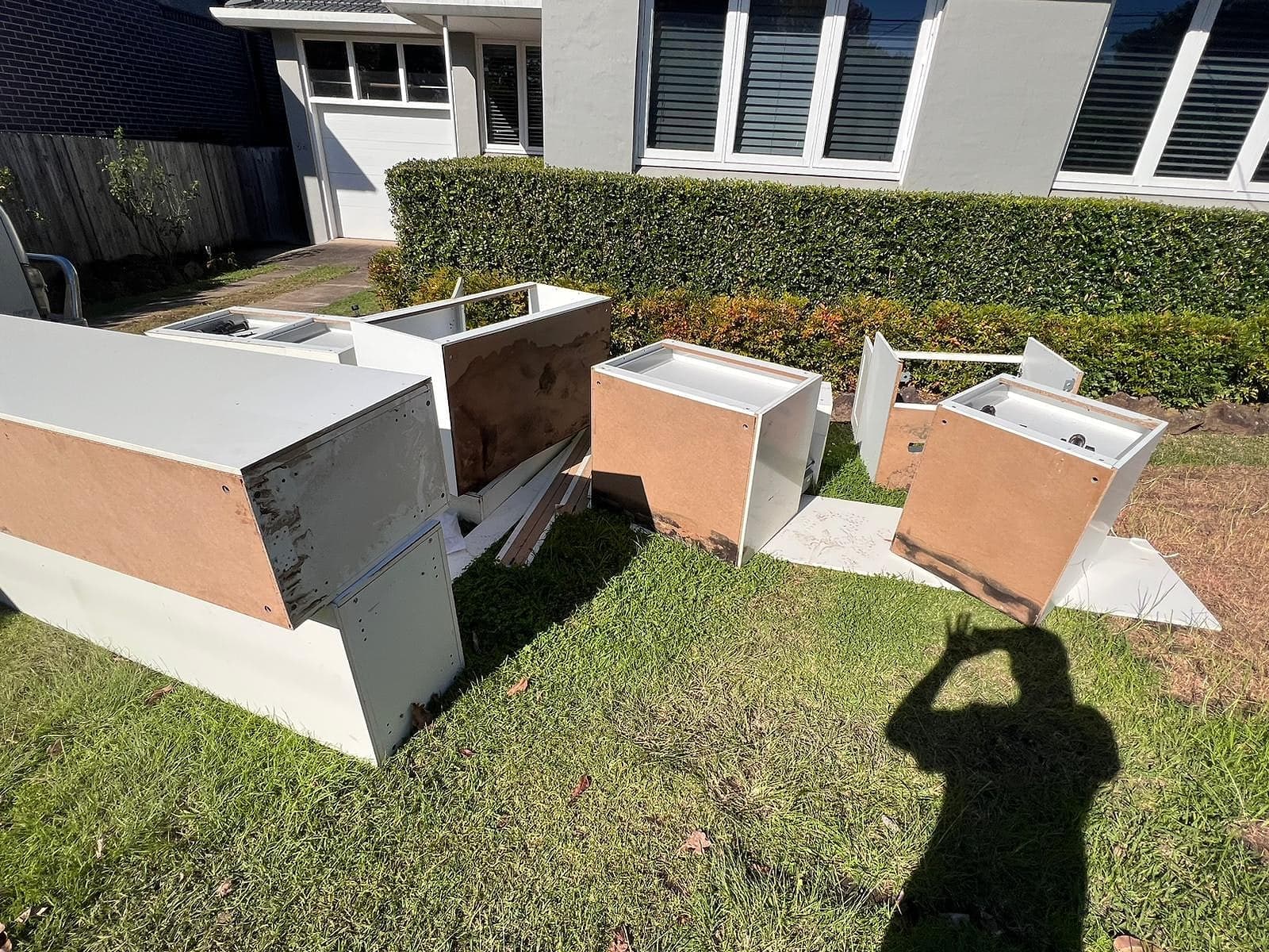 Old Cabinets — before