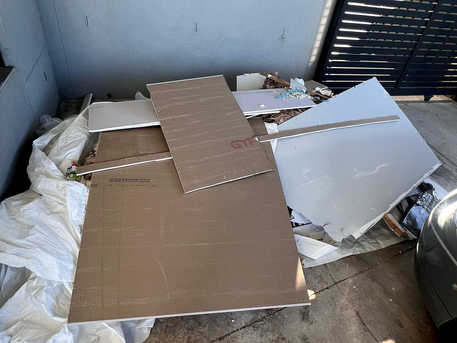 Garage Stripout & Removal — before