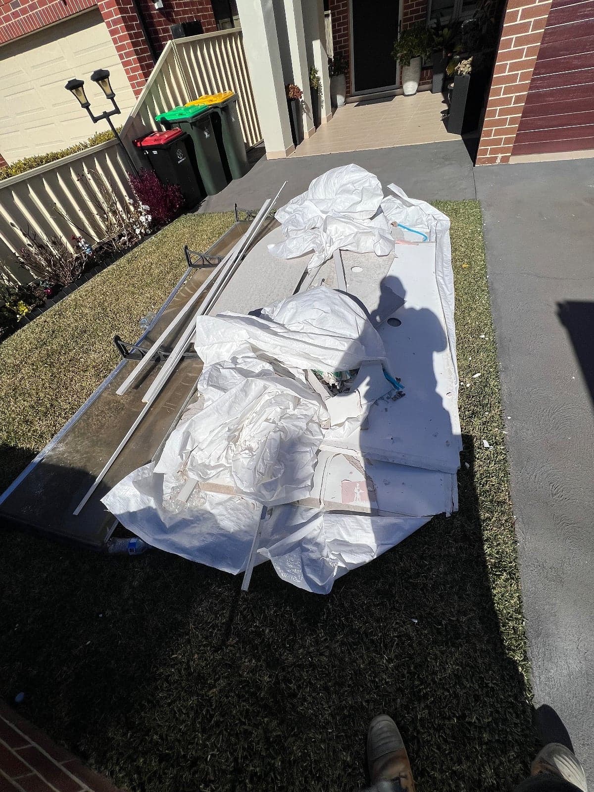 Gyprock & Mixed Material — before