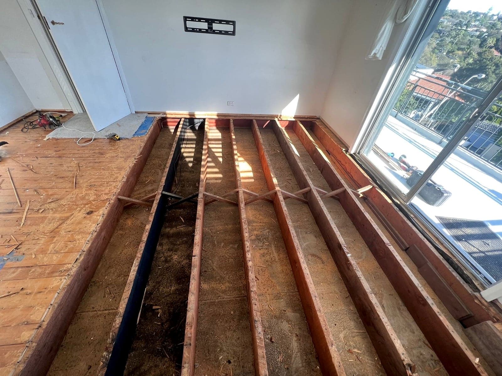 Flooring Stripout & Disposal — before