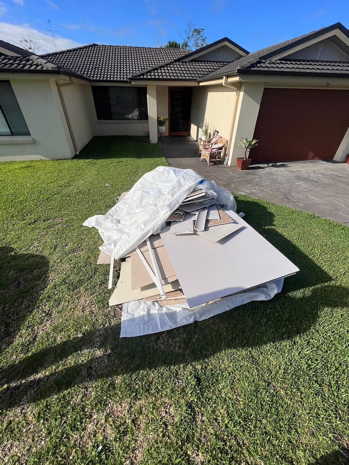 Garage Waste — before